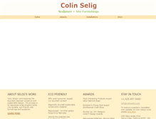 Tablet Screenshot of colinselig.com